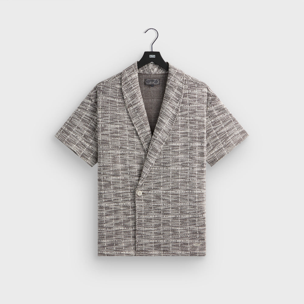 Kith Tweed Short Sleeve Thompson Crossover Shirt - Kindling | Kith Kindling