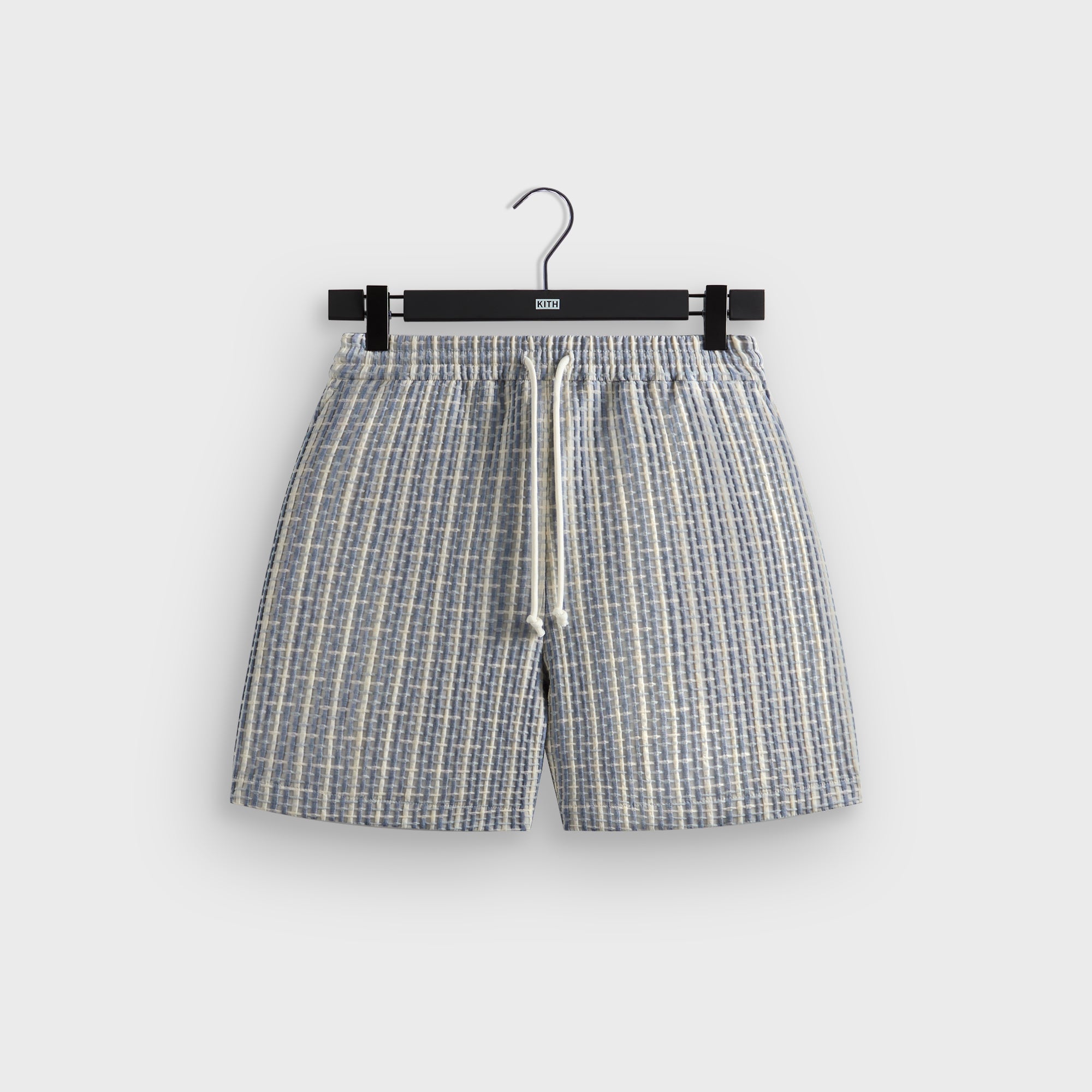Kith Bubble Check Active Short - Light Indigo | Kith Light Indigo
