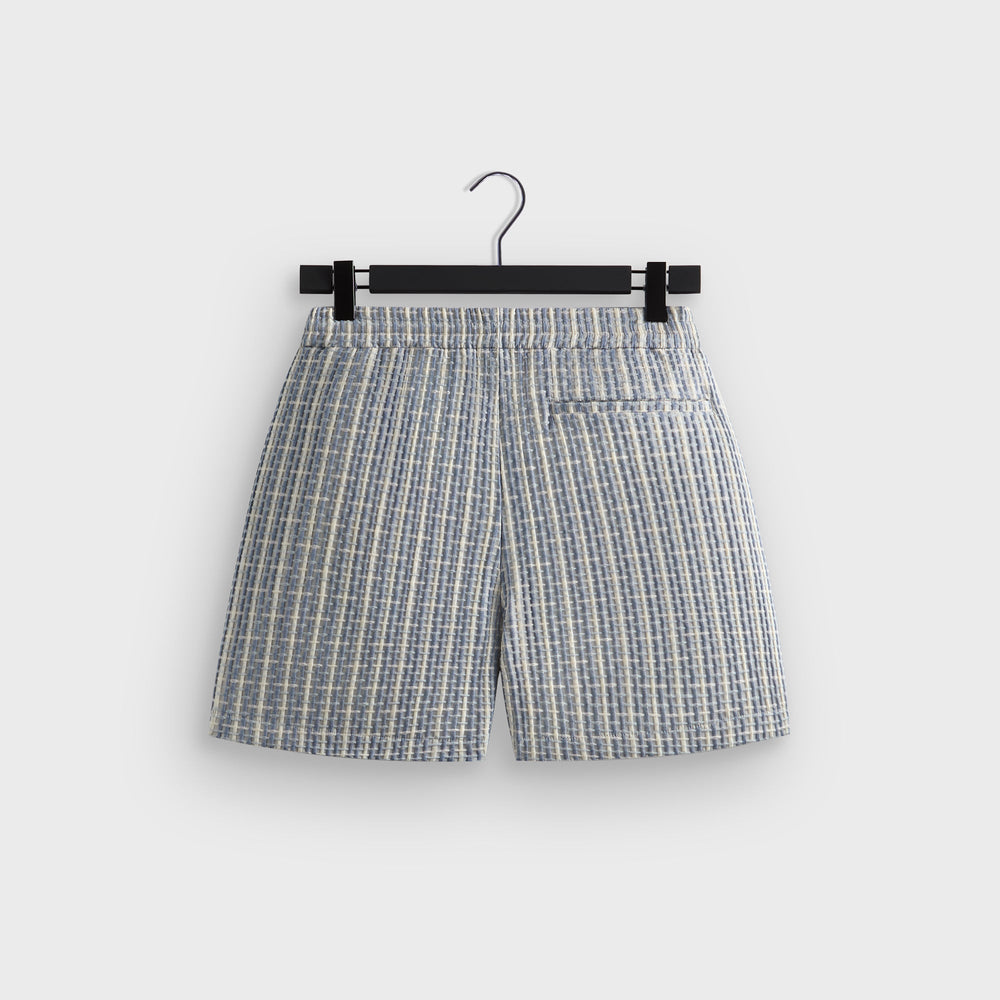 Kith Bubble Check Active Short - Light Indigo | Kith Light Indigo
