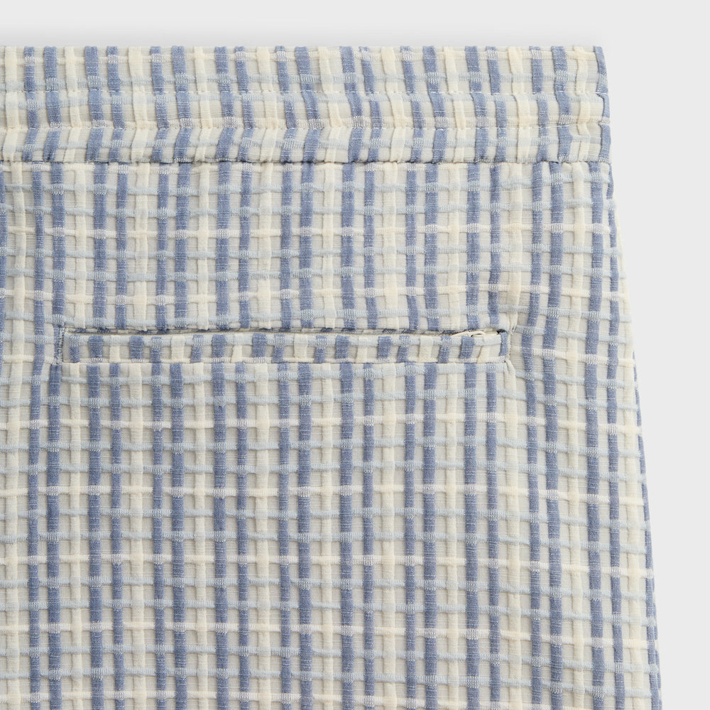 Kith Bubble Check Active Short - Light Indigo | Kith Light Indigo