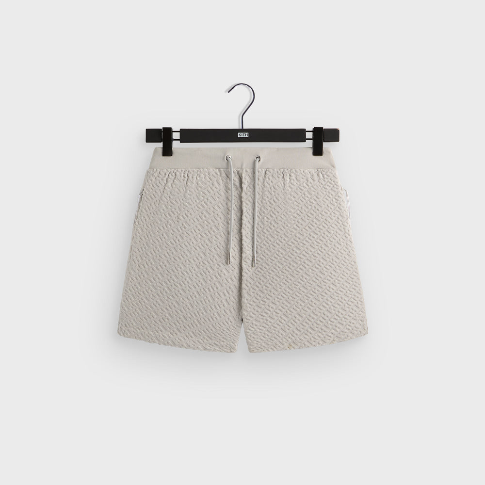 Kith Monogram Terry Graham Short - Concrete | Kith Concrete