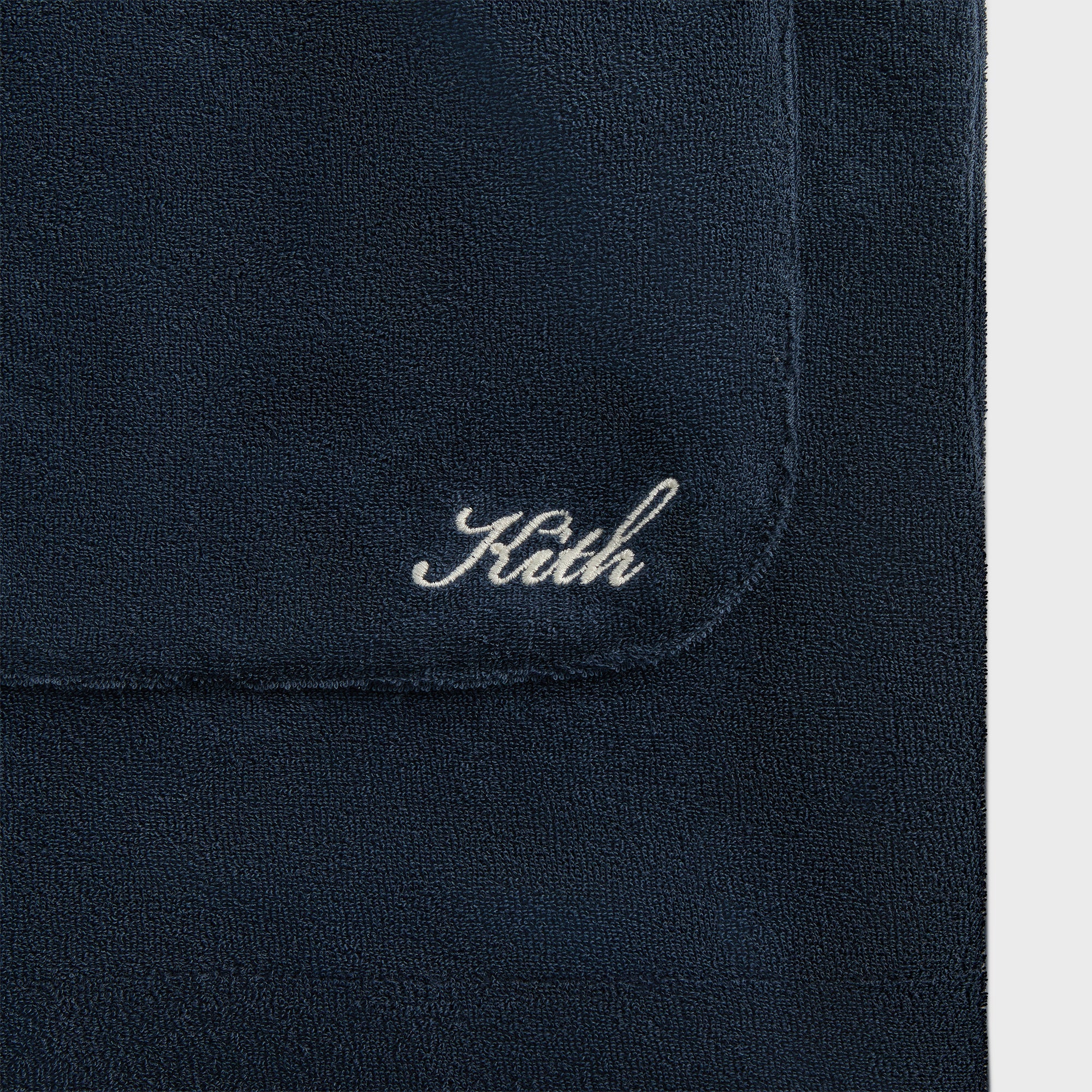 Kith Terry Boxy Collared Overshirt - Nocturnal | Kith Nocturnal