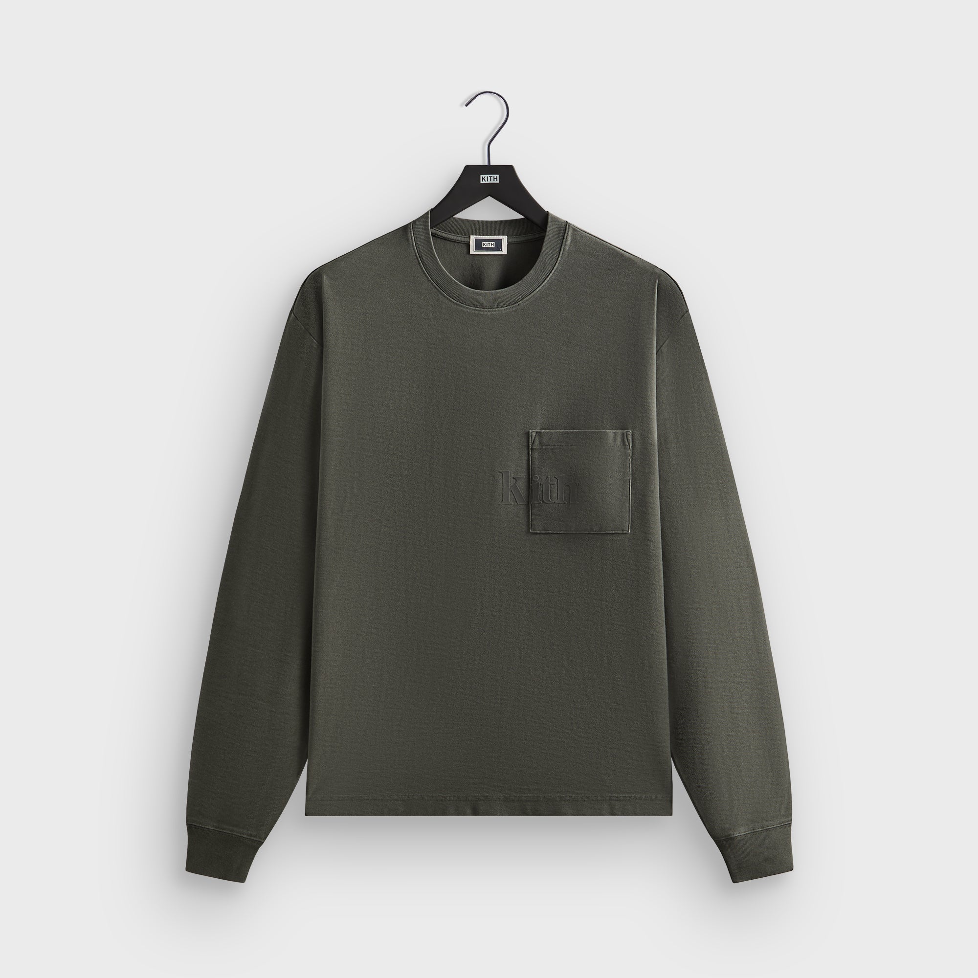 Kith Long Sleeve Quinn Tee - Machine | Kith Machine