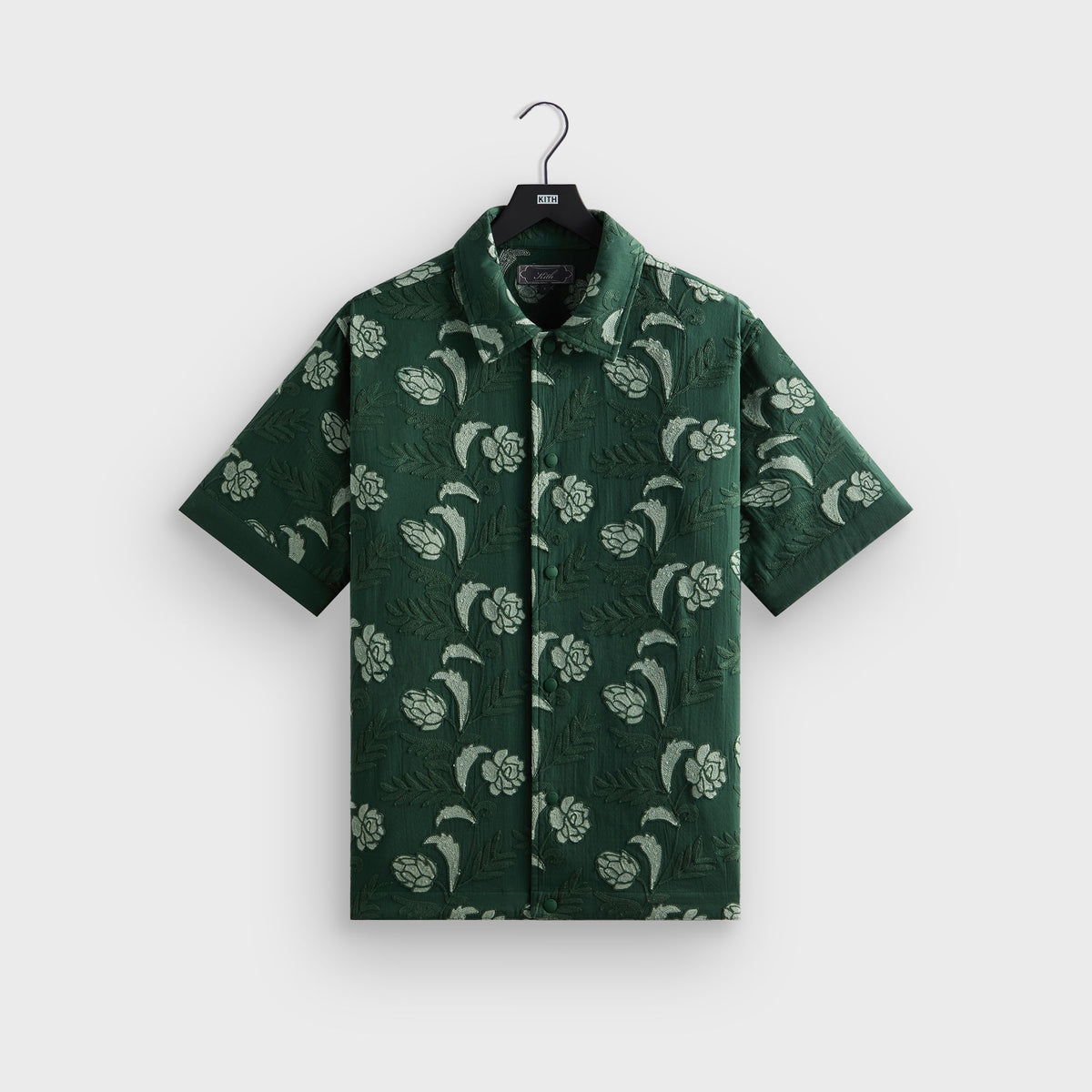 Kith Embroidered Floral Woodpoint Shirt - Vitality | Kith Vitality