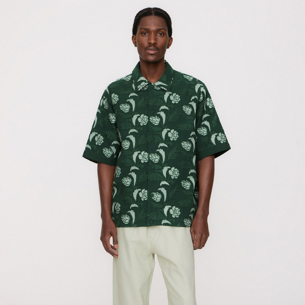 Kith Embroidered Floral Woodpoint Shirt - Vitality | Kith Vitality
