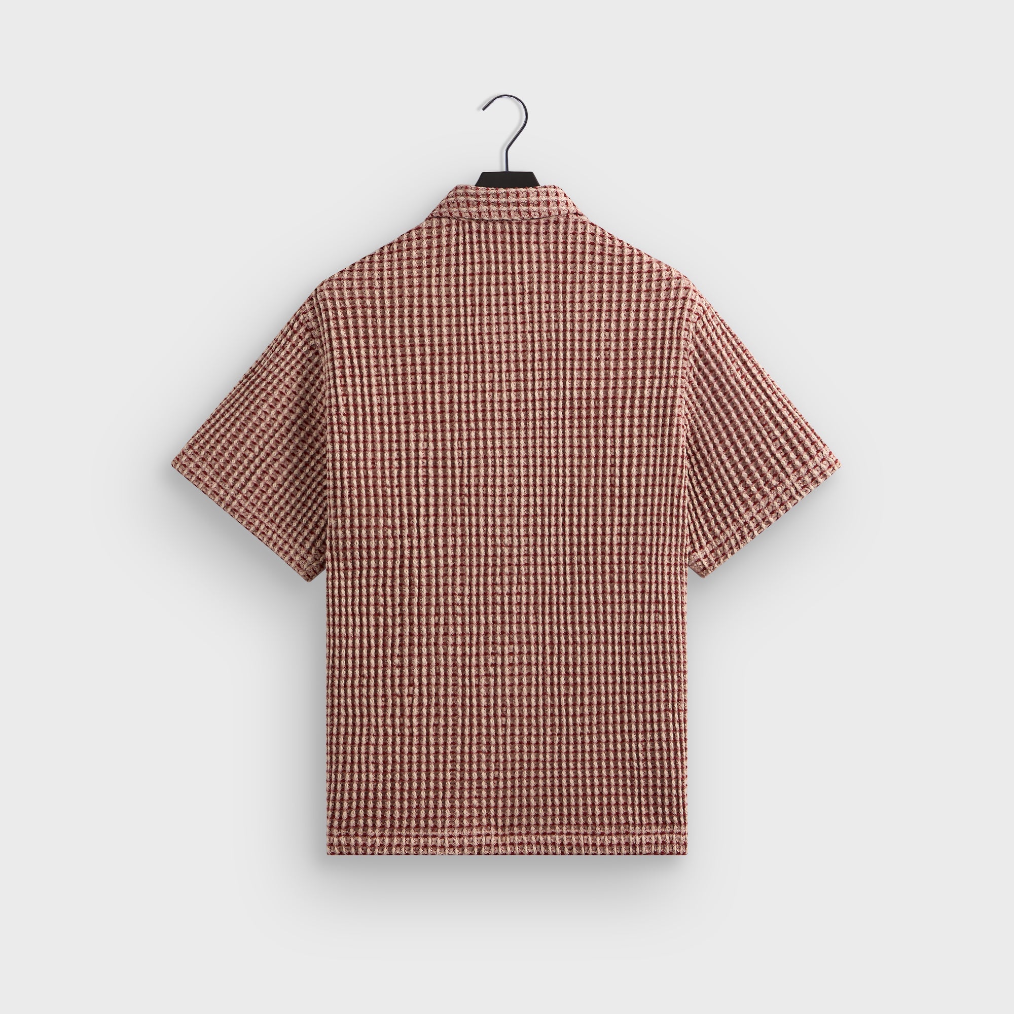 Kith Geometric Diamond Short Sleeve Boxy Collared Overshirt - Bitters | Kith Bitters