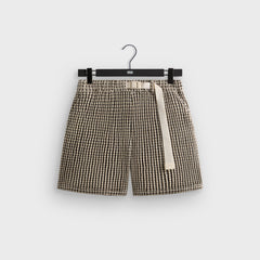 Kith Geometric Diamond Mason Short - Black | Kith Black