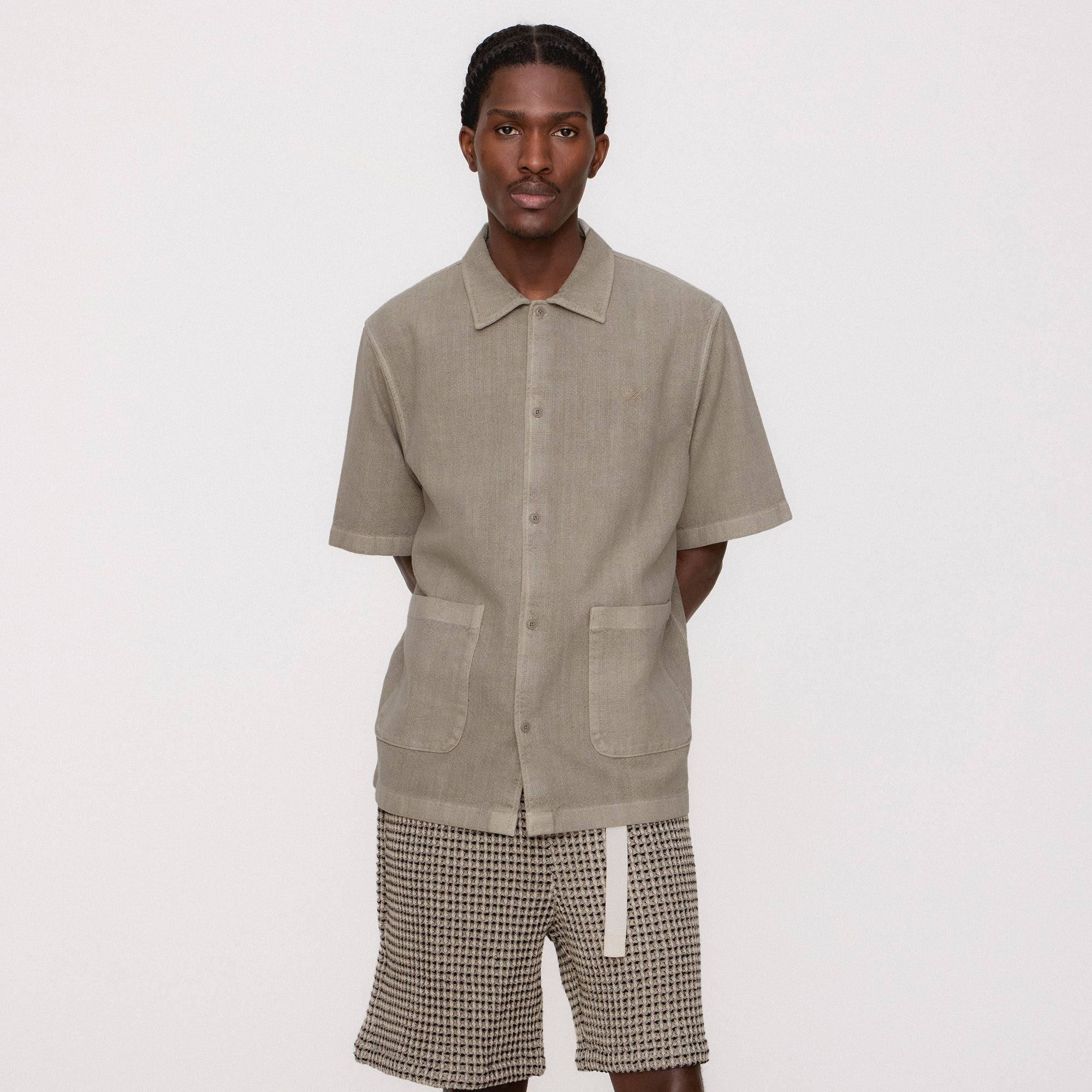 Kith Geometric Diamond Mason Short - Black | Kith Black