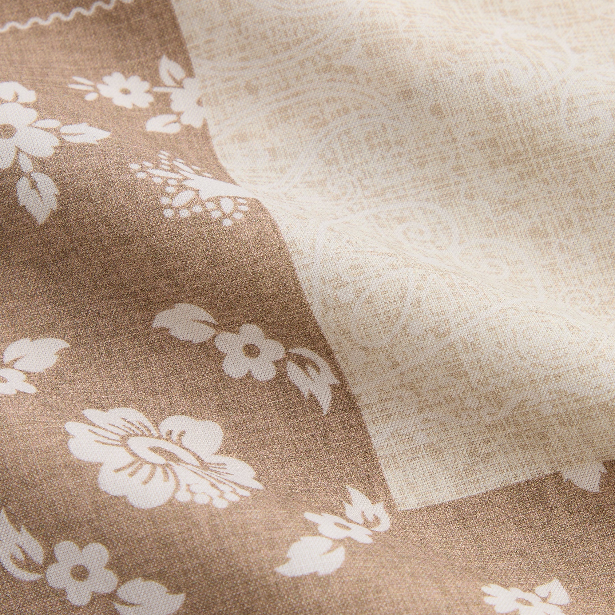 Kith Silk Lyocell Bandana Cedar Short - Canvas | Kith Canvas