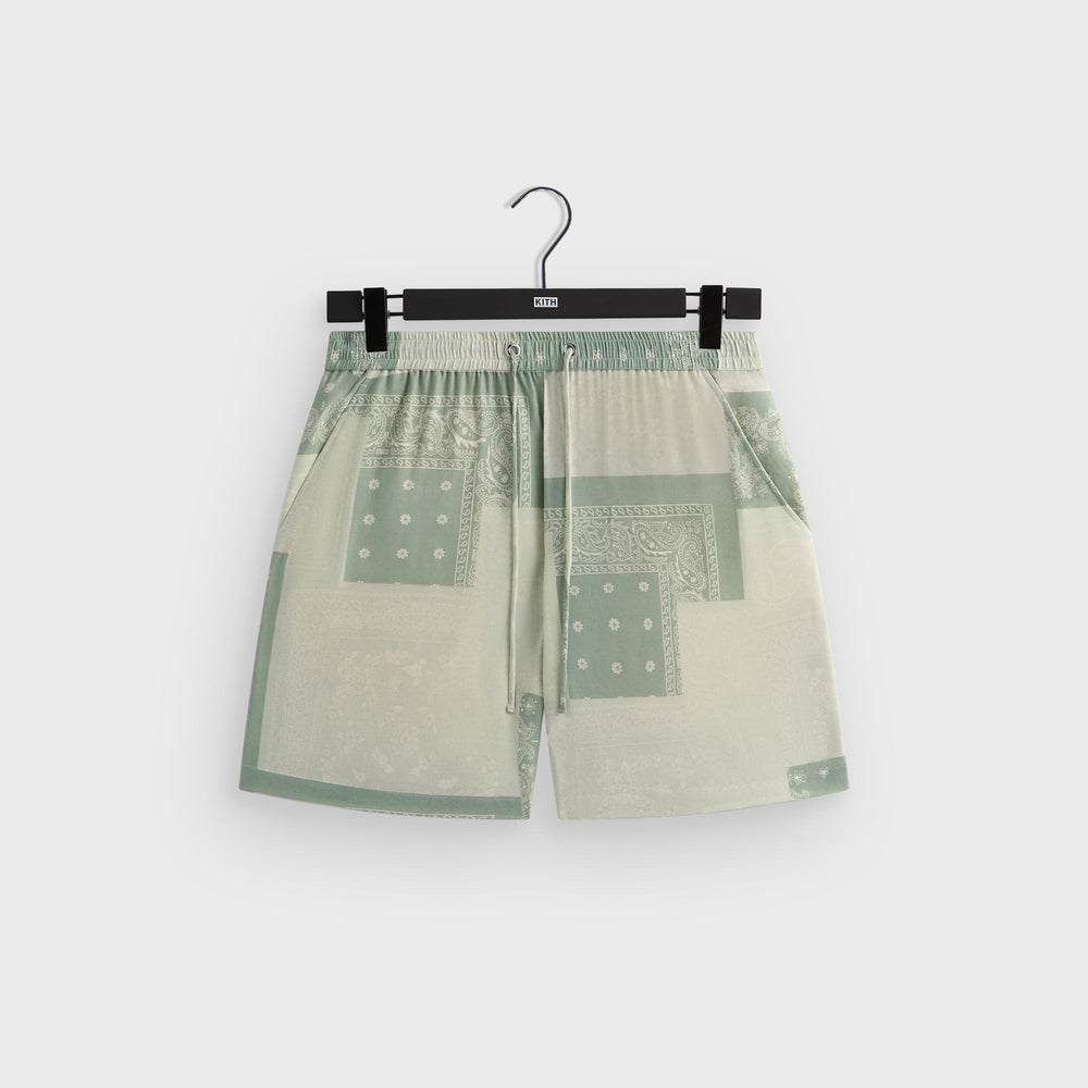 Kith Silk Lyocell Bandana Cedar Short - Realm | Kith Realm