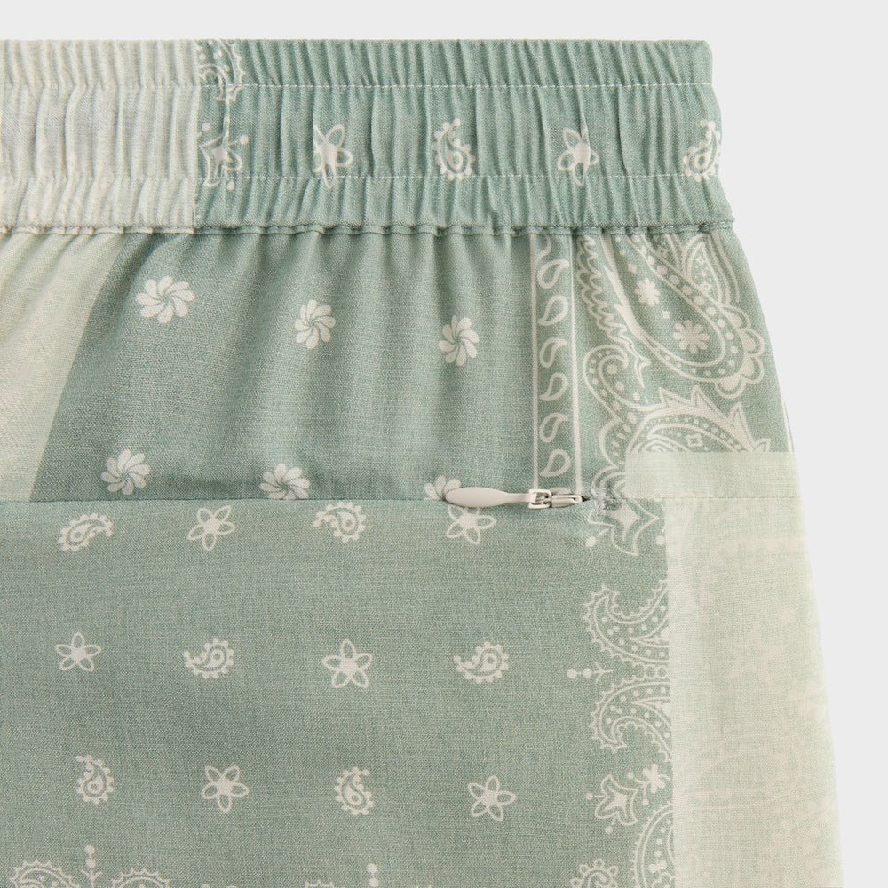 Kith Silk Lyocell Bandana Cedar Short - Realm | Kith Realm