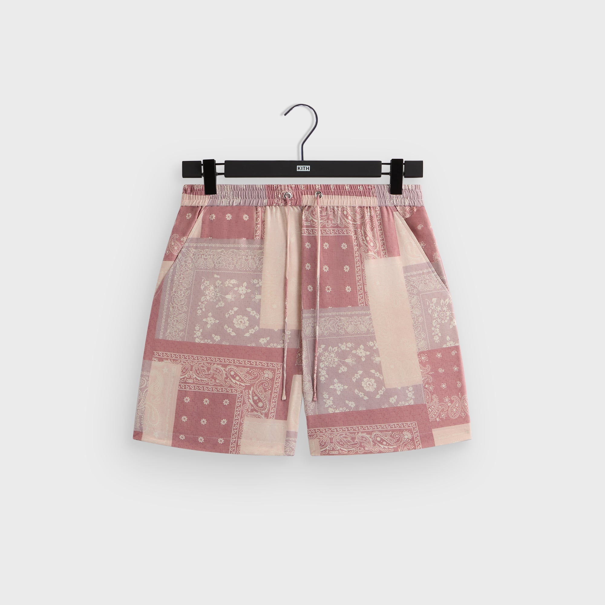 Kith Silk Lyocell Bandana Cedar Short - Pink Opal | Kith Pink Opal