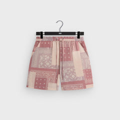 Kith Silk Lyocell Bandana Cedar Short - Pink Opal | Kith Pink Opal