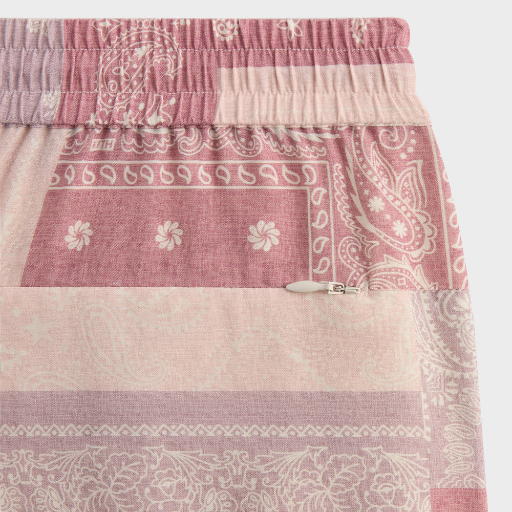 Kith Silk Lyocell Bandana Cedar Short - Pink Opal | Kith Pink Opal