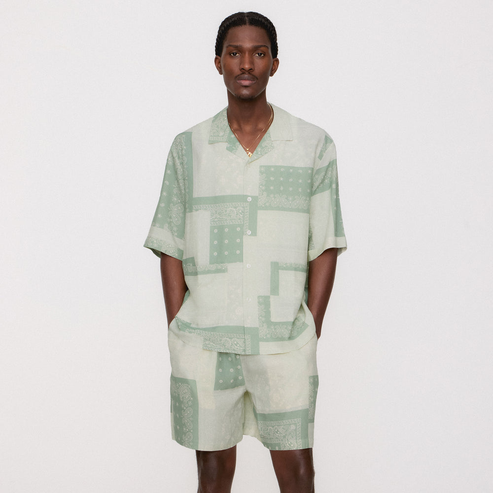 Kith Silk Lyocell Bandana Reade Shirt - Realm | Kith Realm