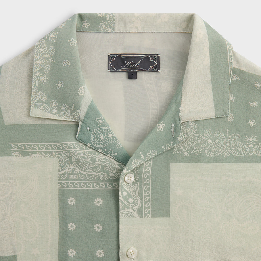 Kith Silk Lyocell Bandana Reade Shirt - Realm | Kith Realm