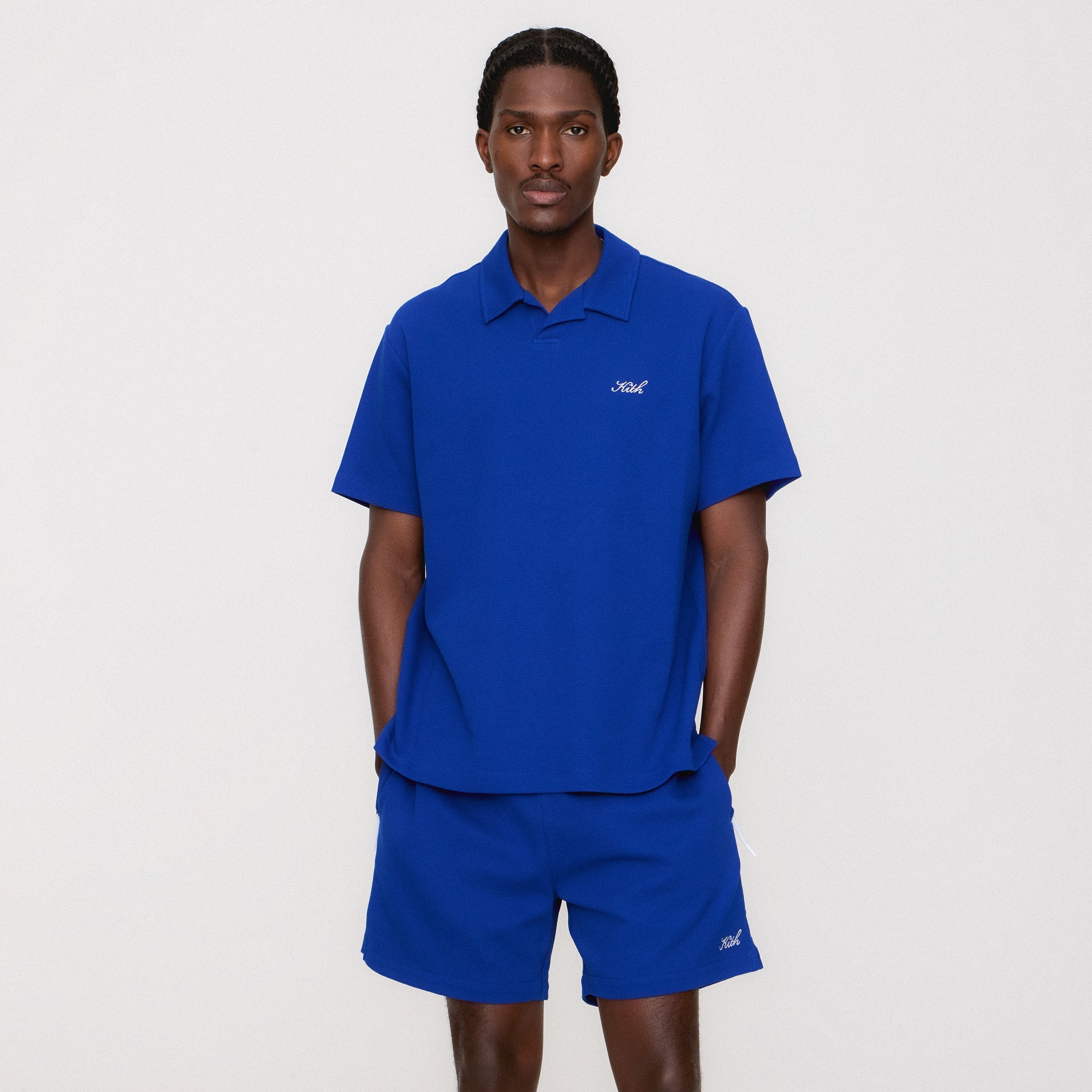 Kith Micro Waffle Graham Short - Cyclone | Kith Cyclone