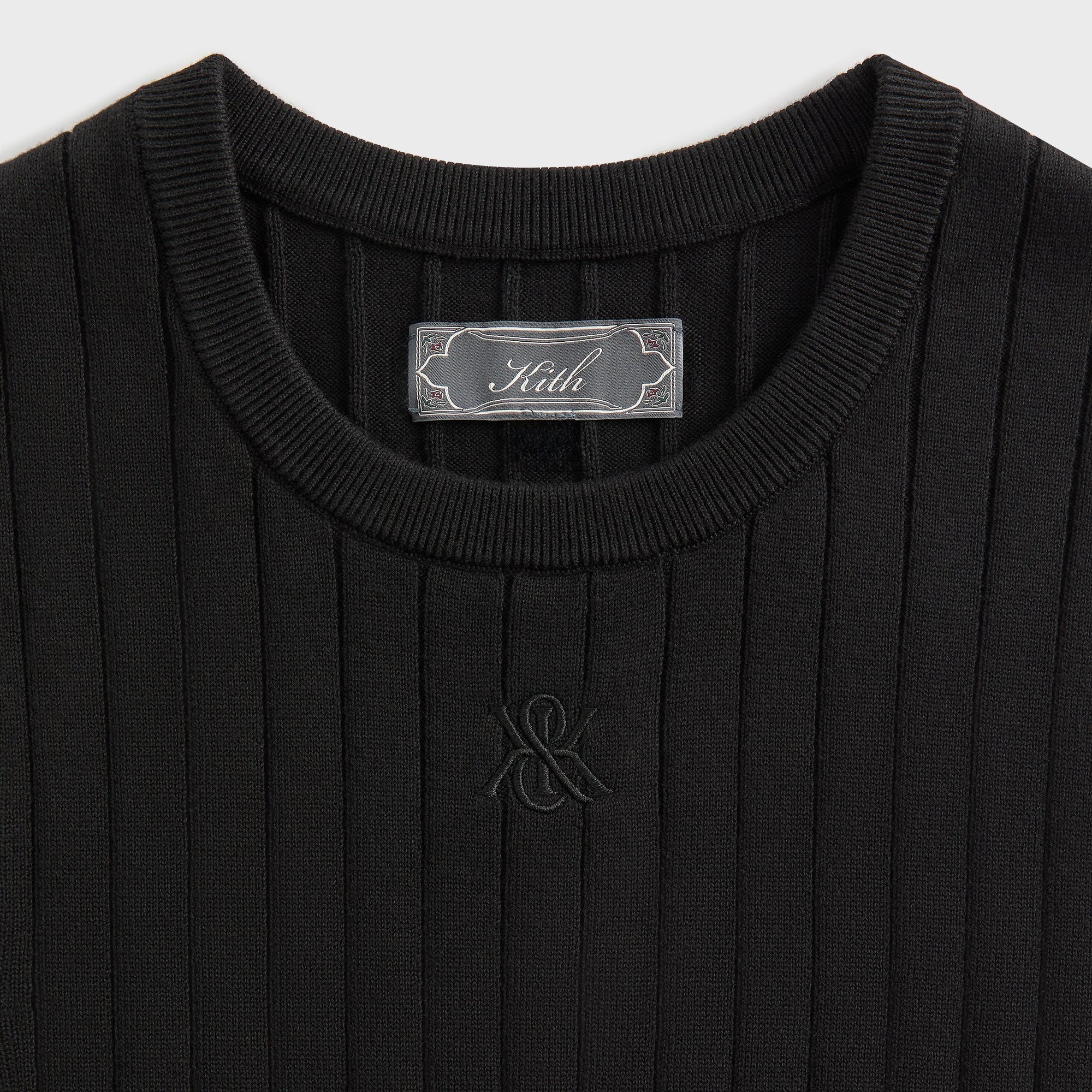 Kith Rhys Knit Stripe Vest - Black | Kith Black