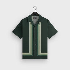 Kith Border Stripe Thompson Camp Collar Shirt - Stadium | Kith Stadium