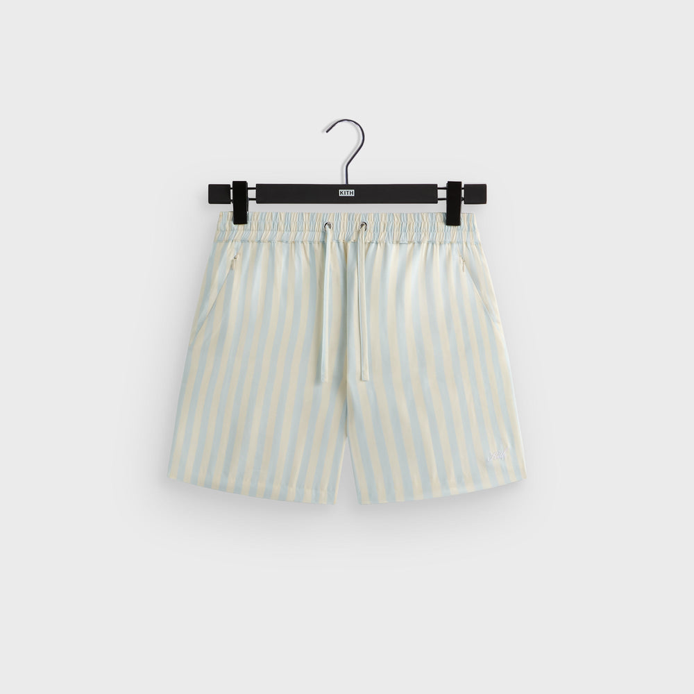 Kith Striped Cedar Short - Light Indigo | Kith Light Indigo