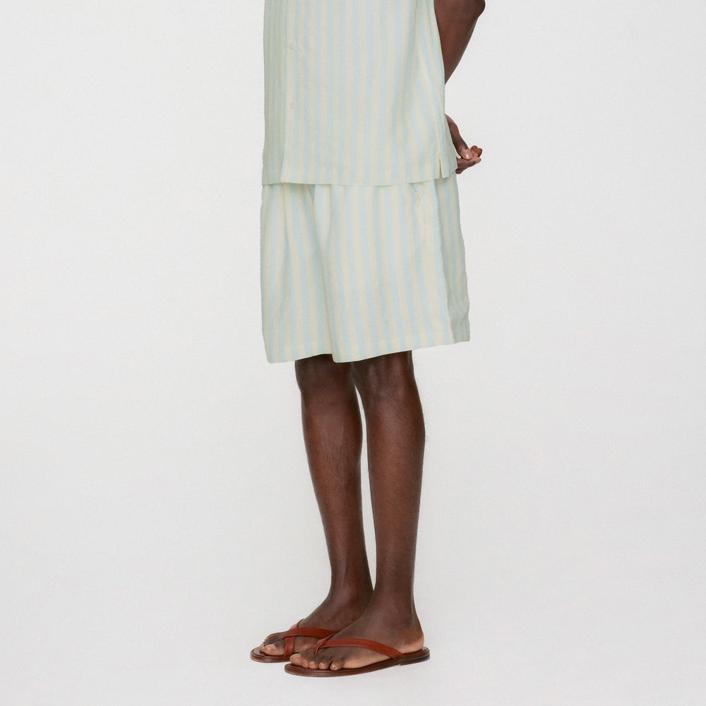 Kith Striped Cedar Short - Light Indigo | Kith Light Indigo