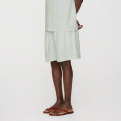 Kith Striped Cedar Short - Light Indigo | Kith Light Indigo