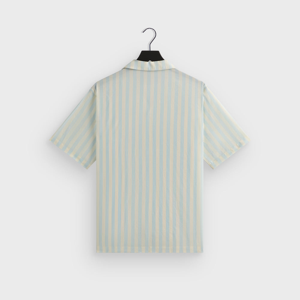 Kith Striped Thompson Camp Collar Shirt - Light Indigo | Kith Light Indigo