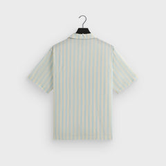Kith Striped Thompson Camp Collar Shirt - Light Indigo | Kith Light Indigo