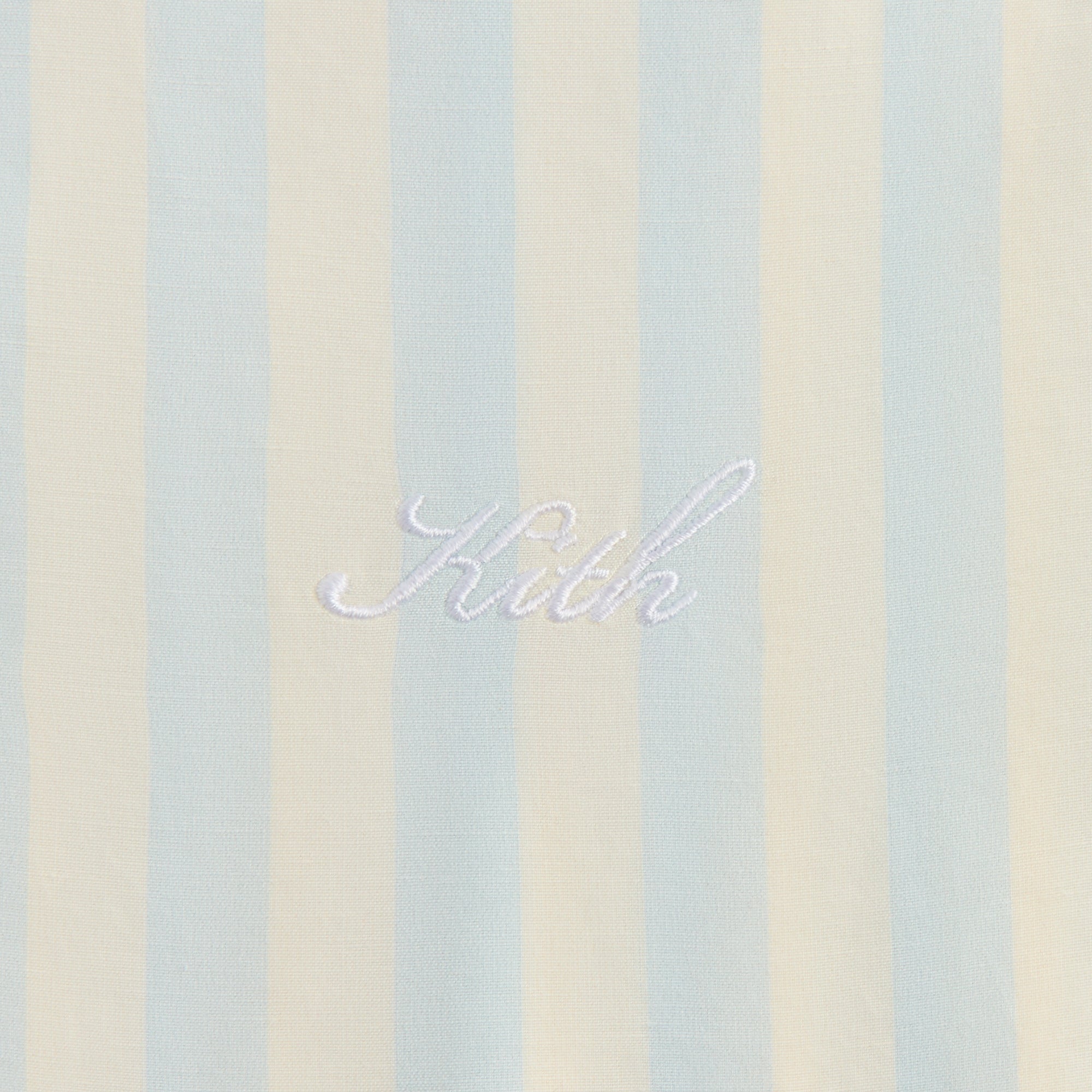 Kith Striped Thompson Camp Collar Shirt - Light Indigo | Kith Light Indigo