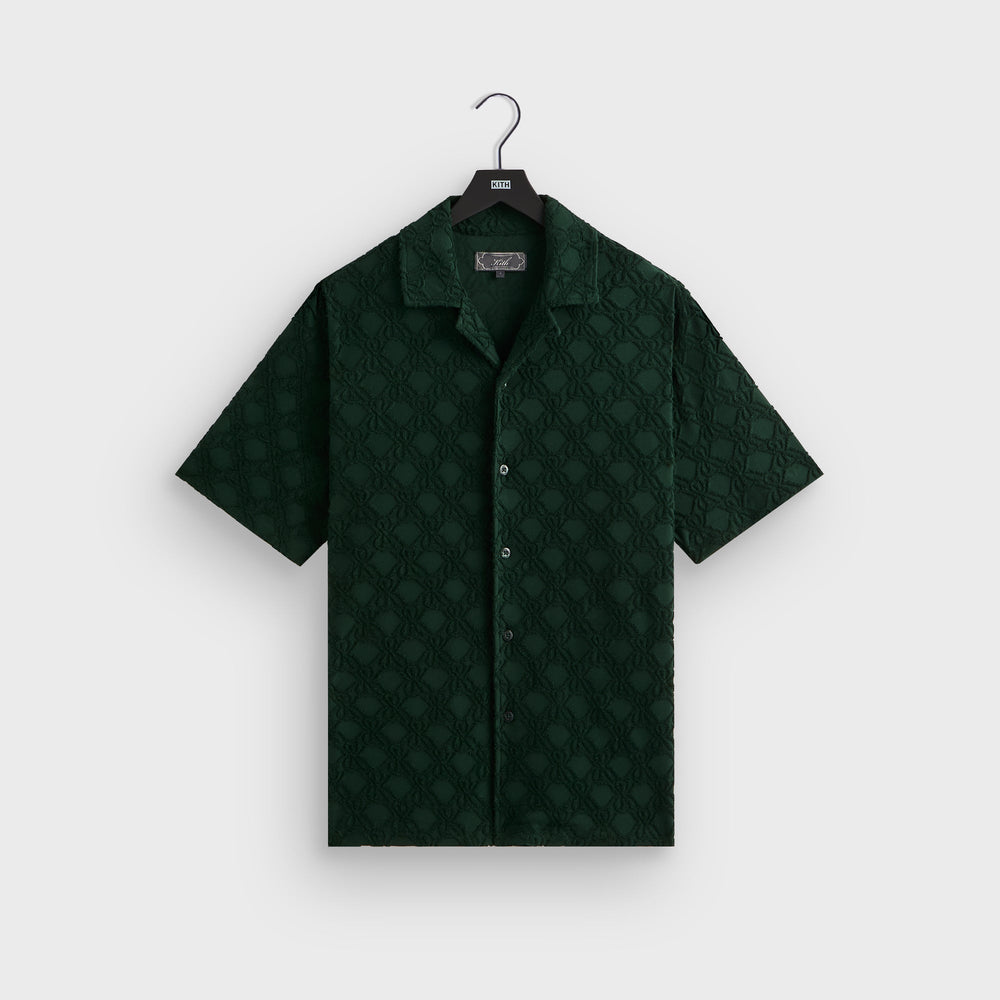 Kith Monogram Terry Thompson Camp Collar Shirt - Stadium | Kith Stadium