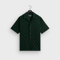 Kith Monogram Terry Thompson Camp Collar Shirt - Stadium | Kith Stadium