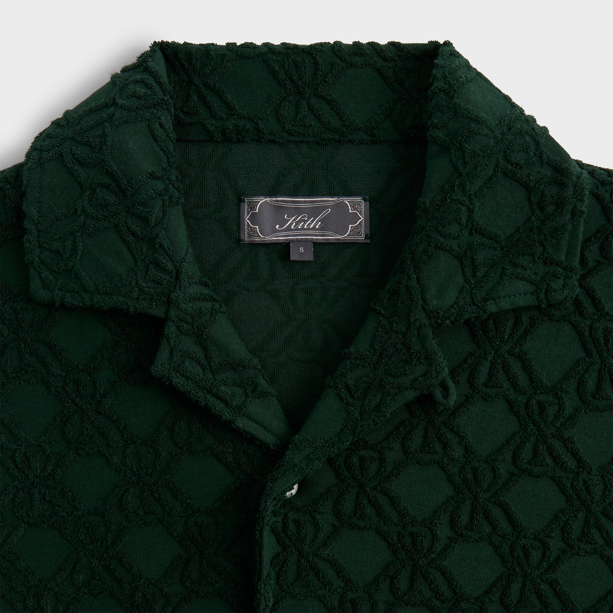 Kith Monogram Terry Thompson Camp Collar Shirt - Stadium | Kith Stadium