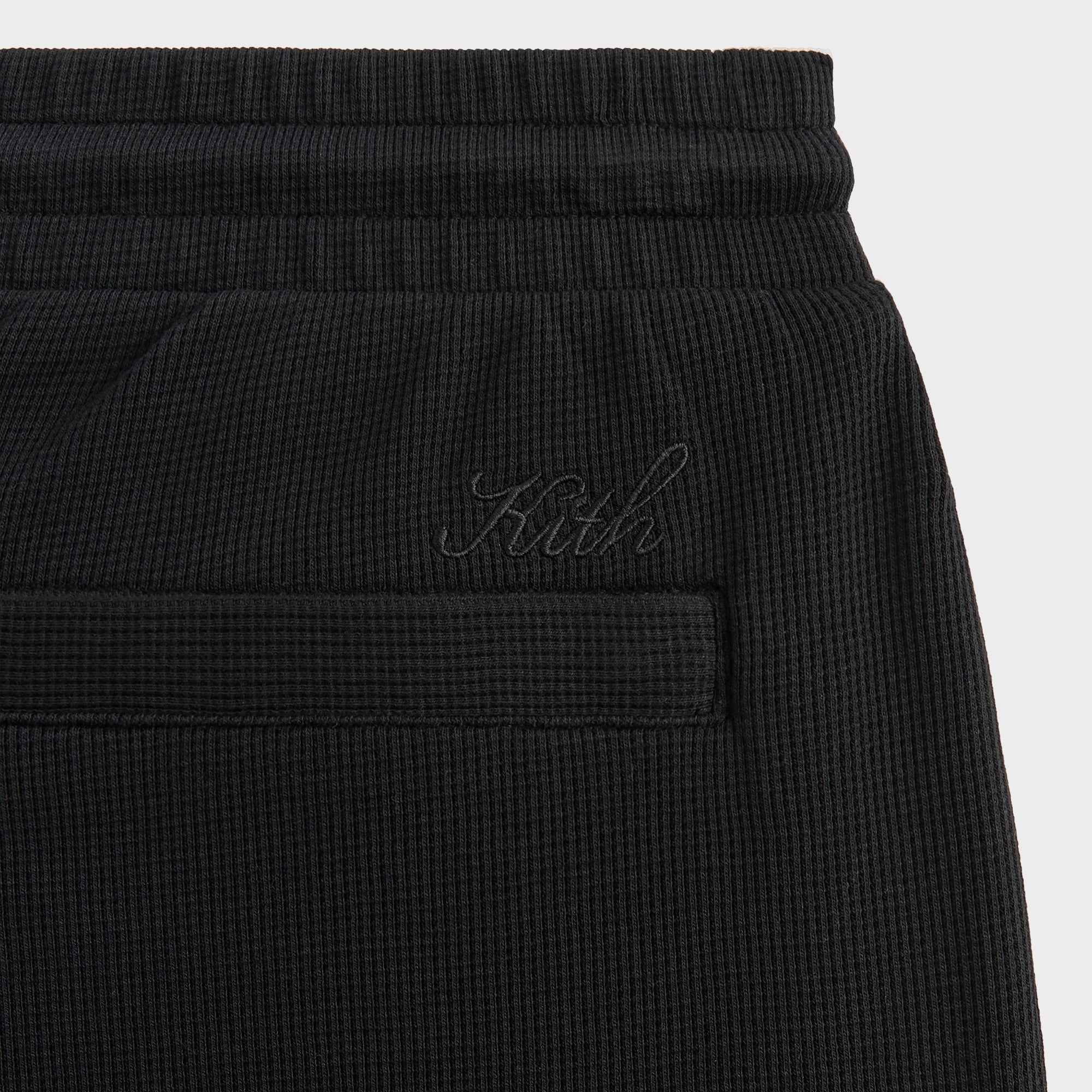 Kith Micro Waffle Fairfax Cargo Short - Black | Kith Black