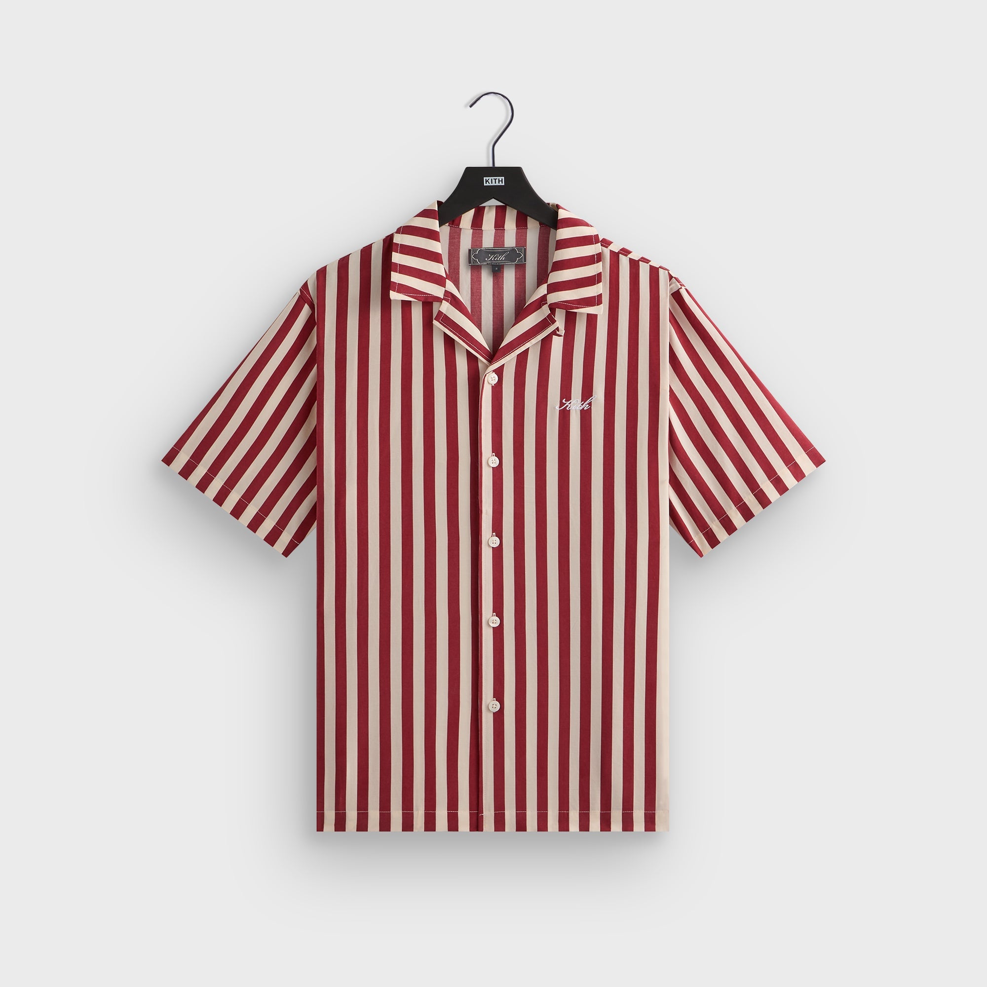 Kith Striped Thompson Camp Collar Shirt - Allure | Kith Allure