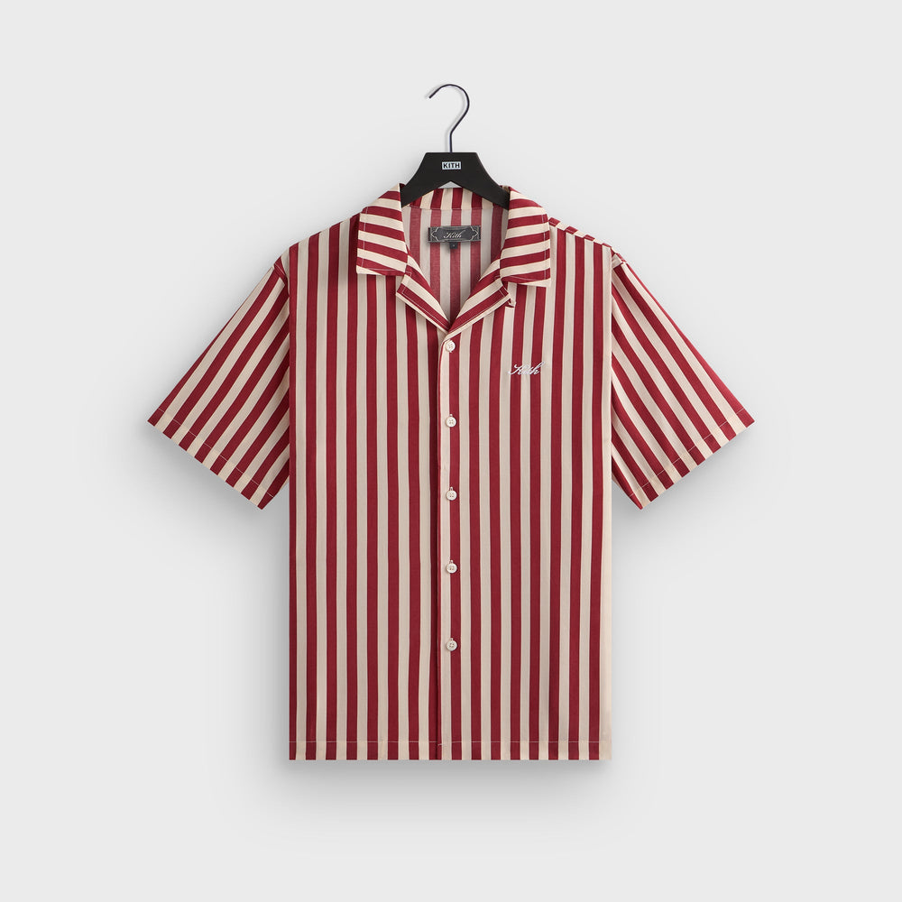 Kith Striped Thompson Camp Collar Shirt - Allure | Kith Allure