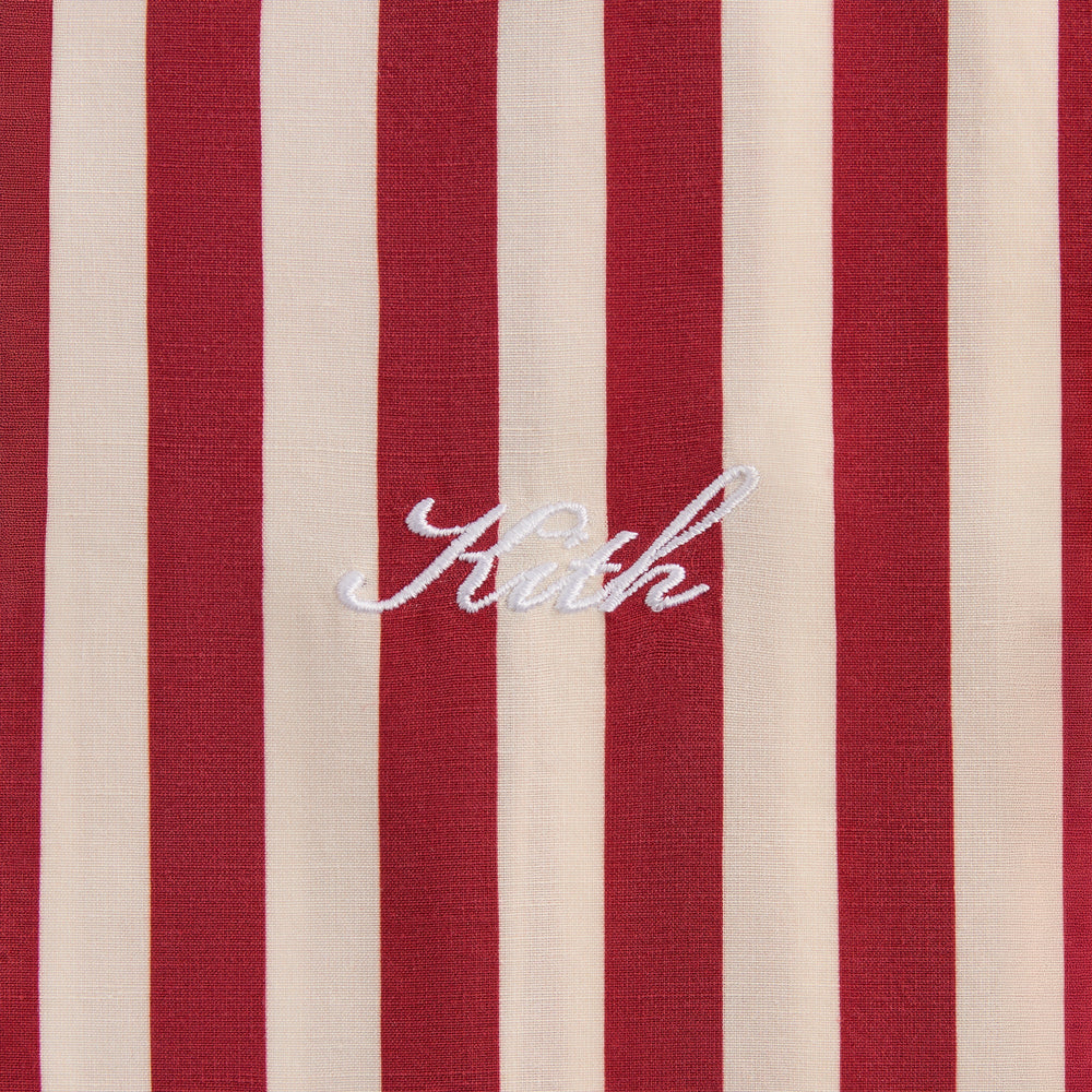 Kith Striped Thompson Camp Collar Shirt - Allure | Kith Allure