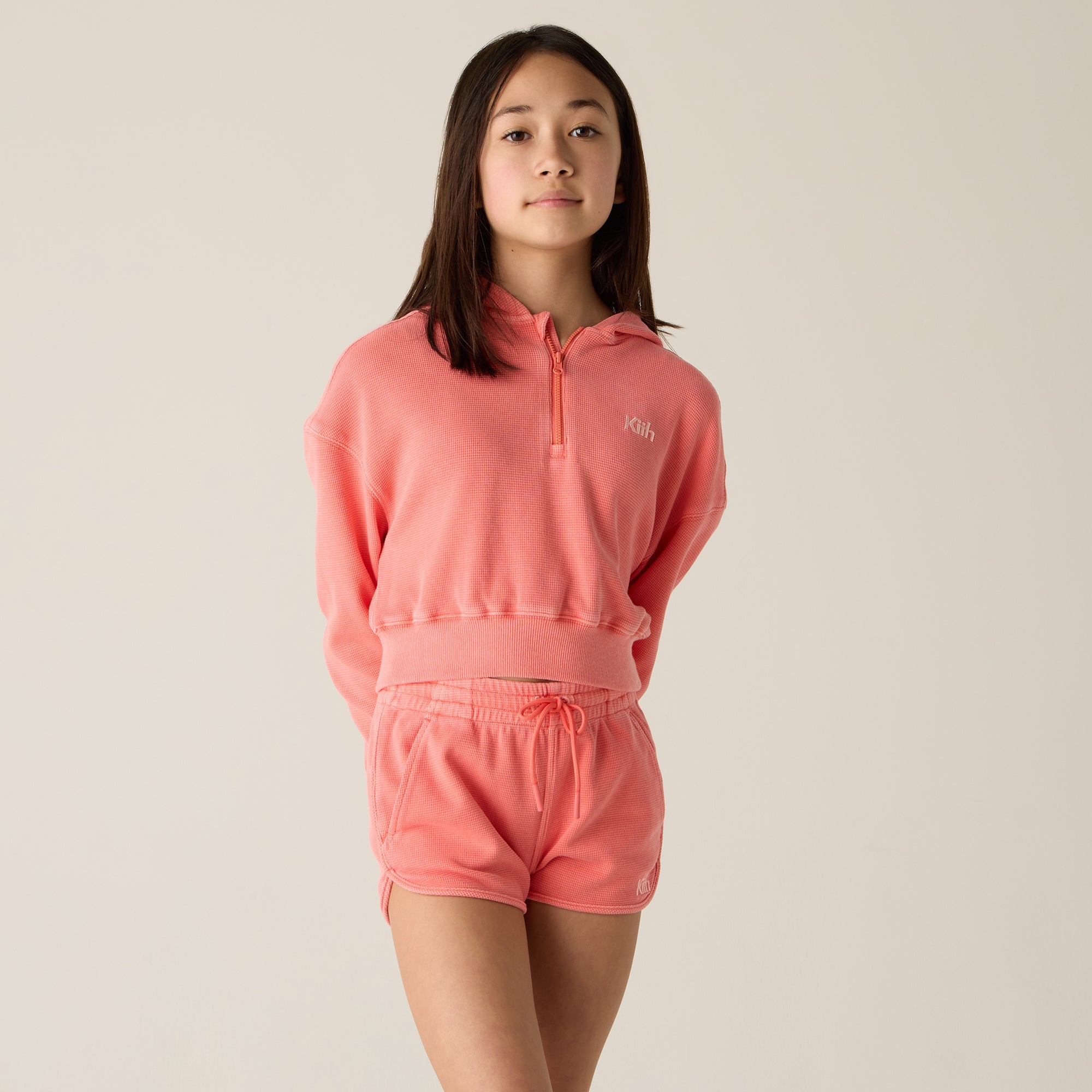 Kith Kids Waffle Jordyn Short - Dawn | Kith Dawn