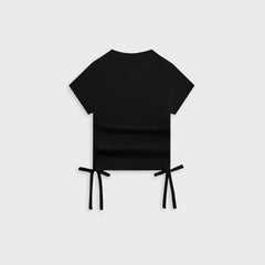 Kith Kids Ruched Mulberry Tee - Black | Kith Black