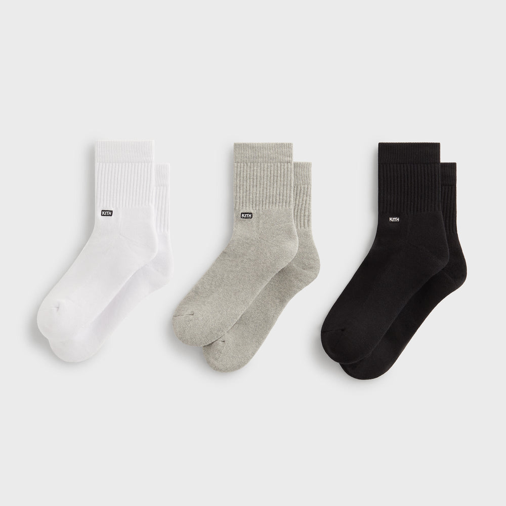 Kith Classic Half Crew 3-Pack Socks - Multi | Kith Multi