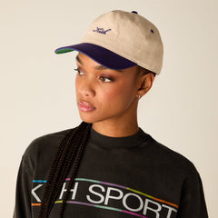 Kith Women Two-Tone Cotton Twill Pinch Crown Cap - Sandrift | Kith Sandrift