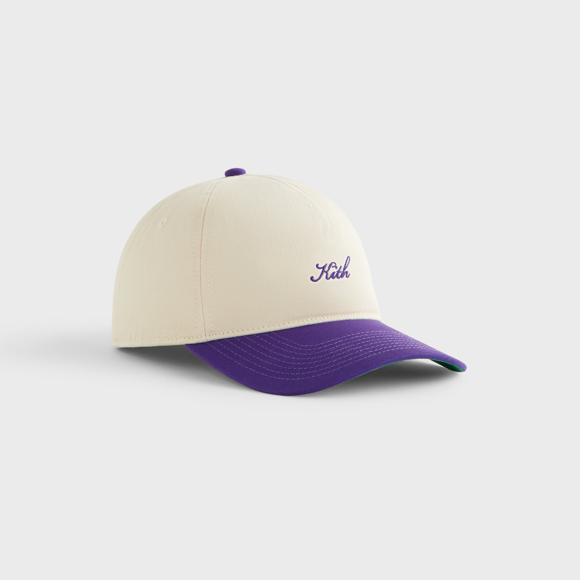 Kith Women Two-Tone Cotton Twill Pinch Crown Cap - Sandrift | Kith Sandrift