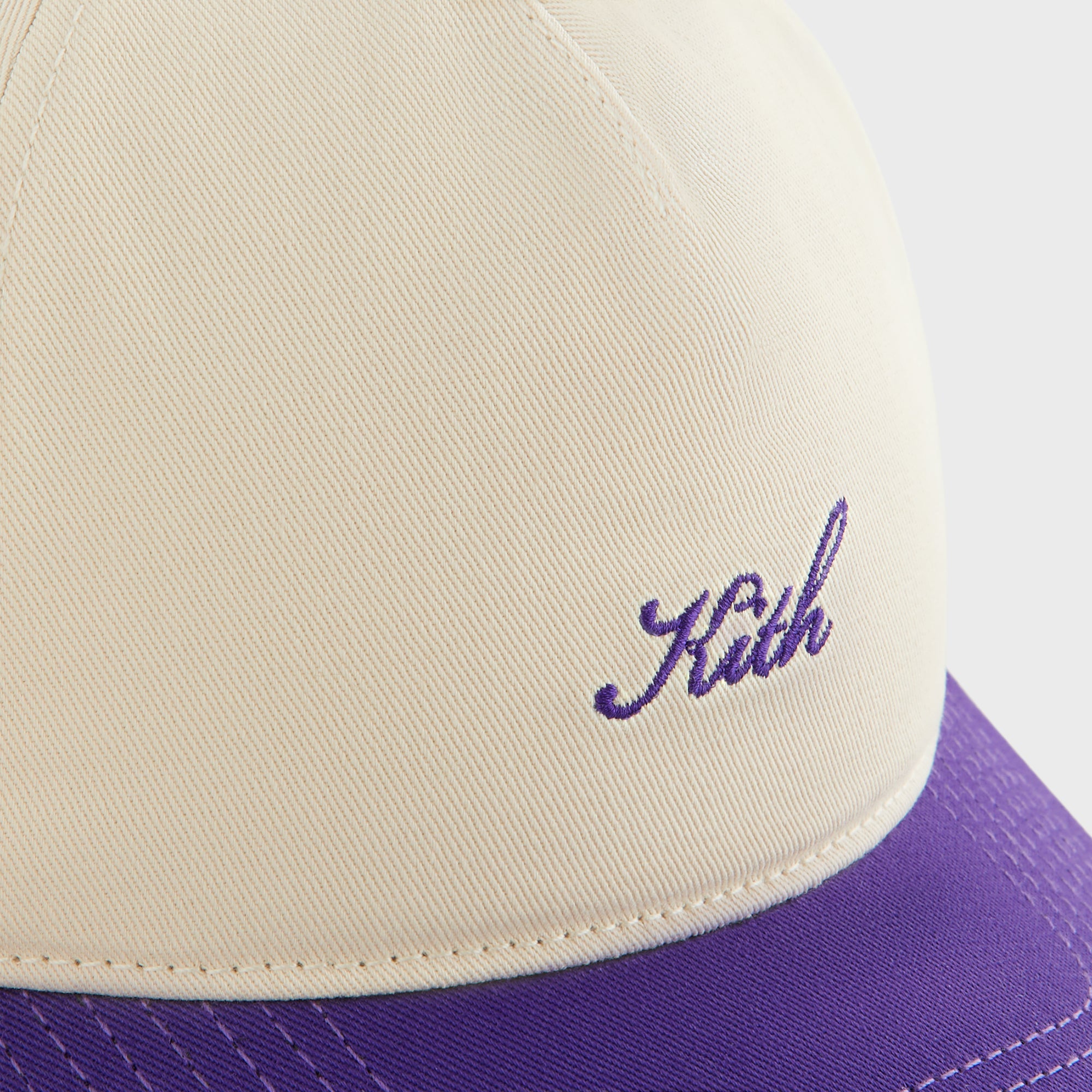 Kith Women Two-Tone Cotton Twill Pinch Crown Cap - Sandrift | Kith Sandrift