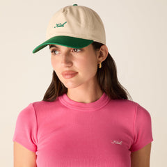 Kith Women Two-Tone Cotton Twill Pinch Crown Cap - Newt | Kith Newt