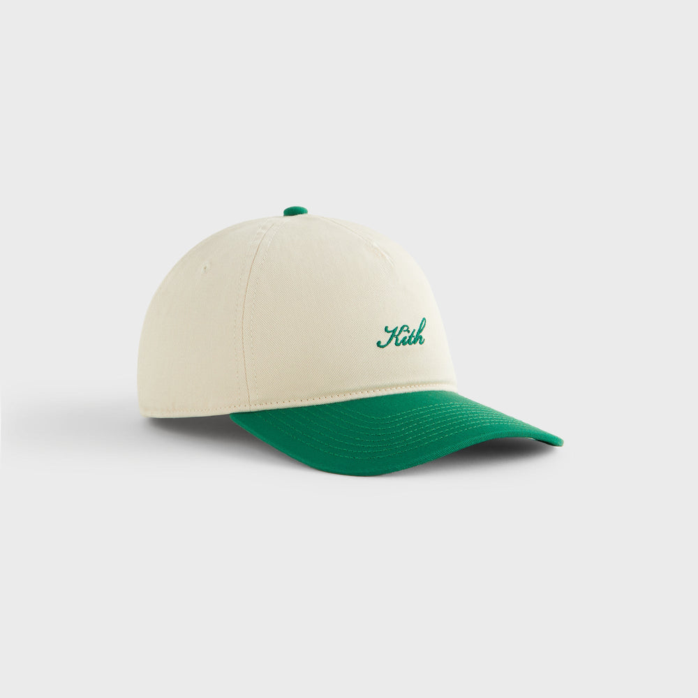 Kith Women Two-Tone Cotton Twill Pinch Crown Cap - Newt | Kith Newt