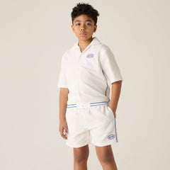 Kith Kids Seersucker Landon Souvenir Shirt - Silk | Kith Silk