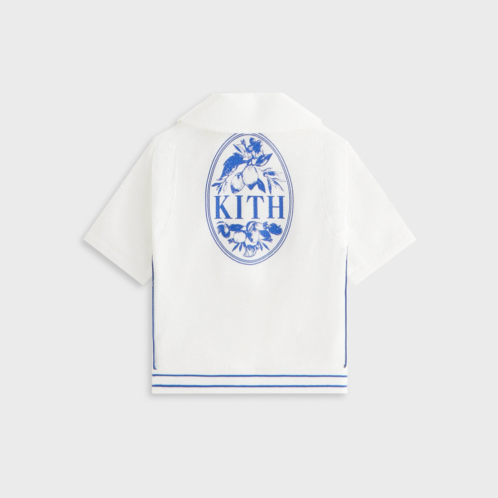 Kith Kids Seersucker Landon Souvenir Shirt - Silk | Kith Silk