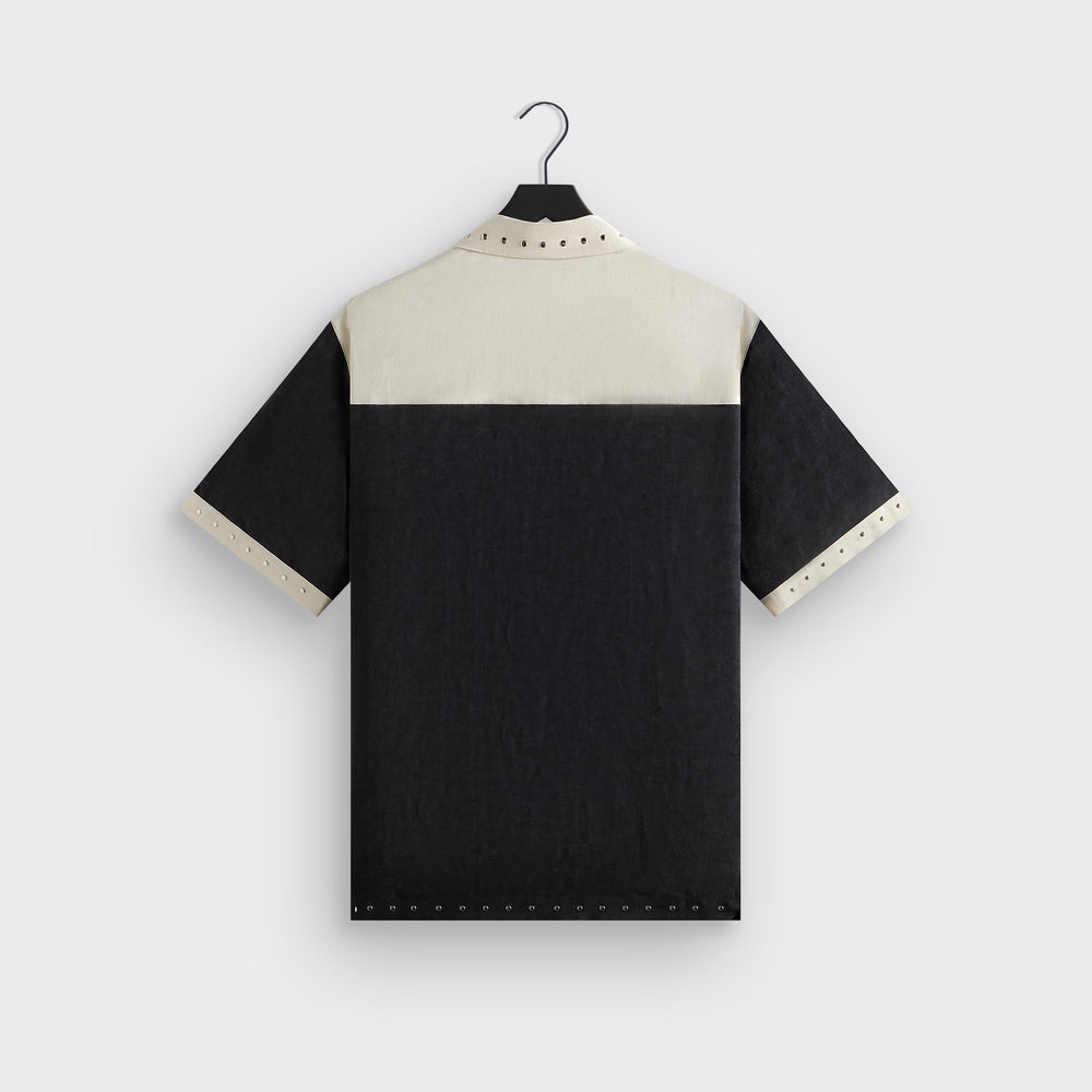 &Kin Sawyer Short Sleeve Camp Collar Shirt - Black | Kith Black