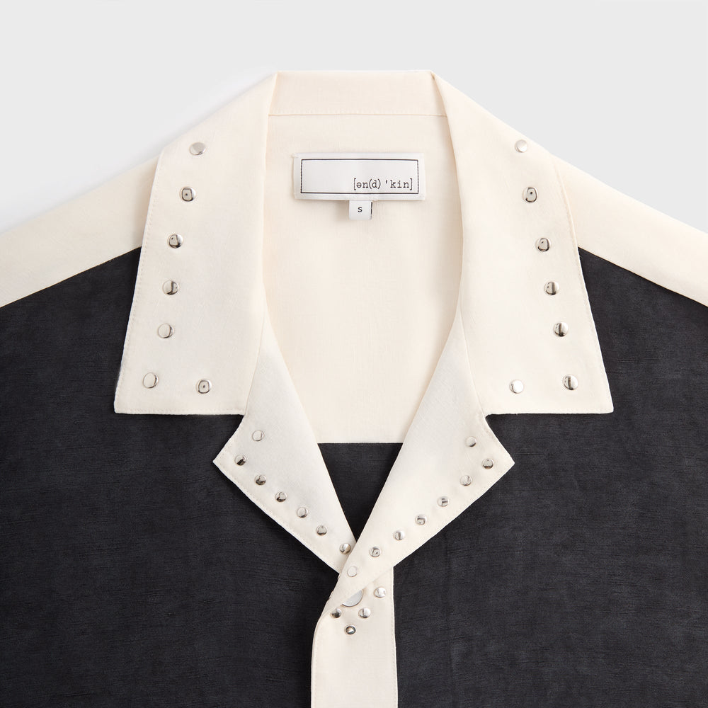 &Kin Sawyer Short Sleeve Camp Collar Shirt - Black | Kith Black