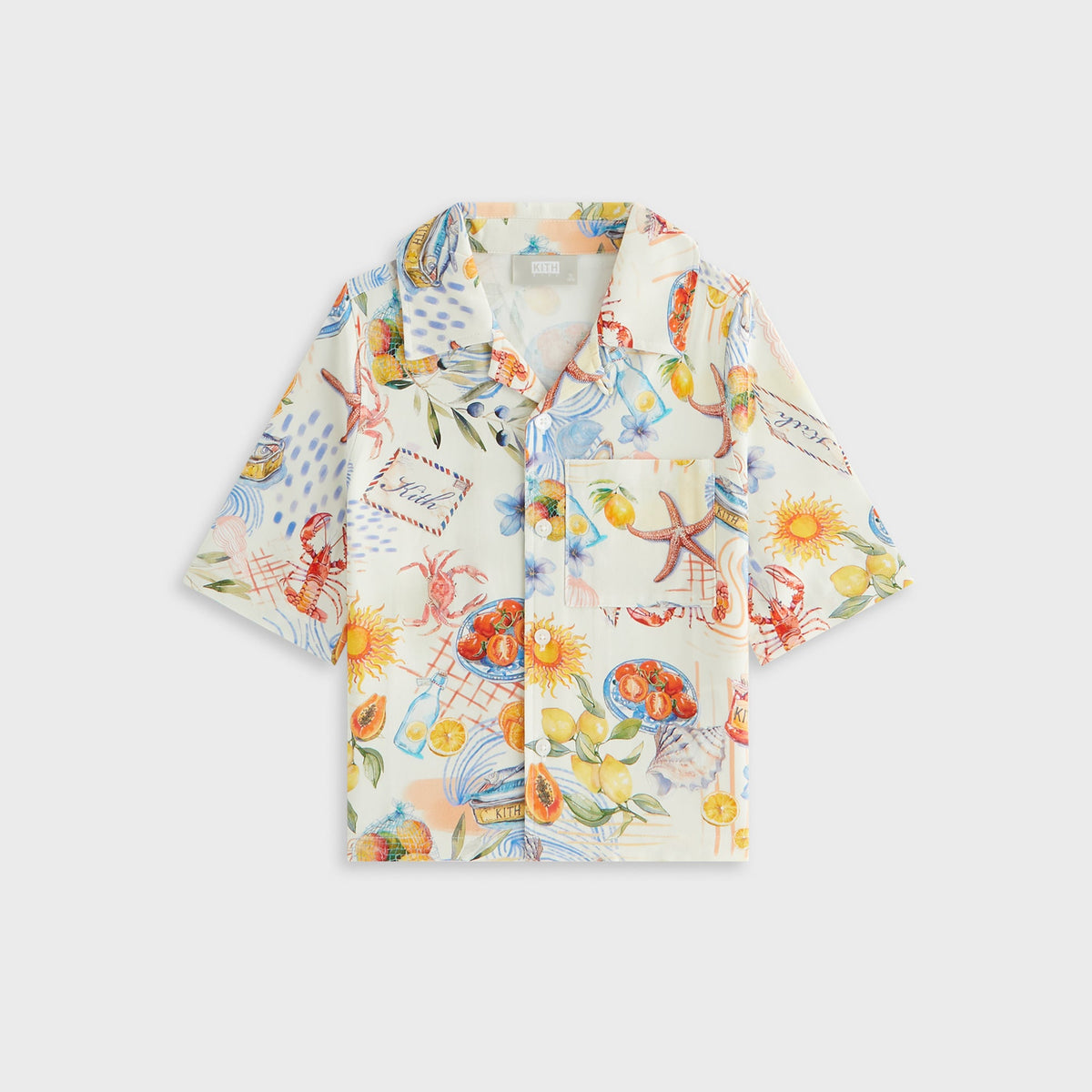 Kith Kids Summer Picnic Thompson Camp Shirt - Sandrift | Kith Sandrift