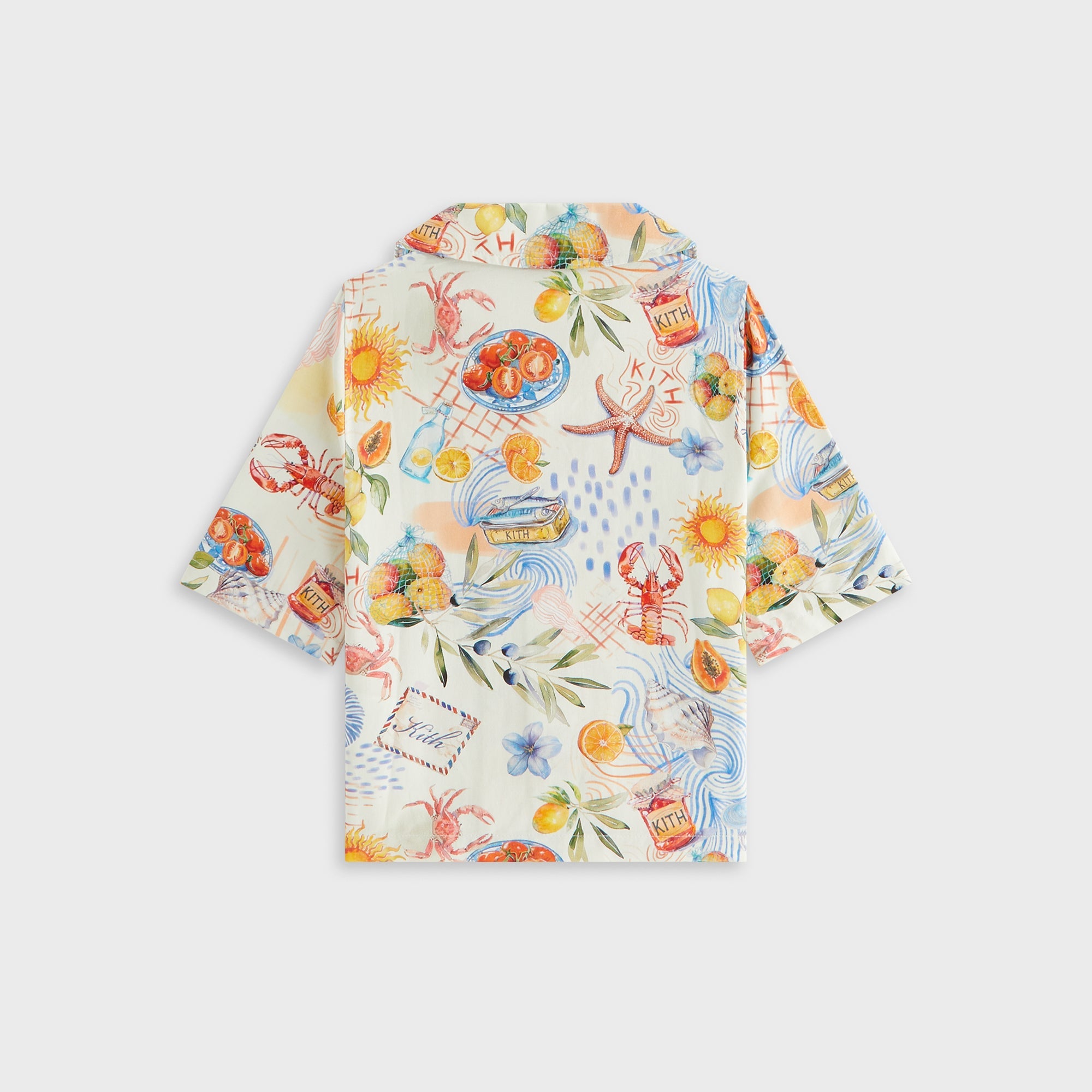 Kith Kids Summer Picnic Thompson Camp Shirt - Sandrift | Kith Sandrift